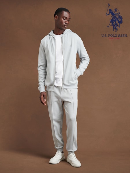 U.S. Polo Assn. Grey Mens Smart Interlock Joggers (W94874) | £60