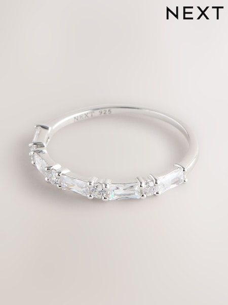 Sterling Silver Sparkle Eternity Ring (W94957) | £20