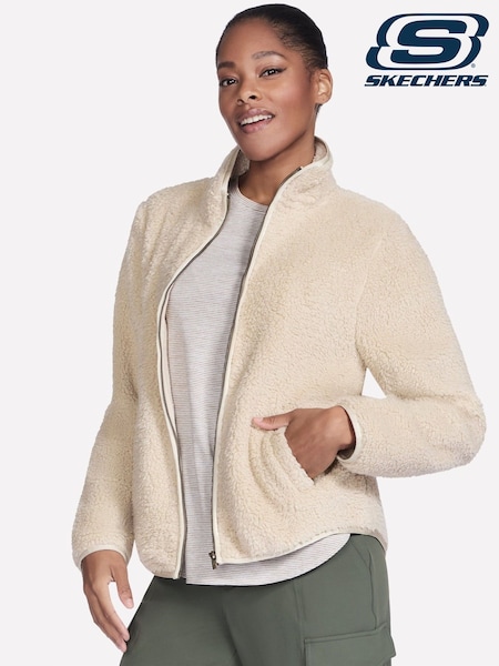 Skechers Cream Sherpa Jacket (W94958) | £49