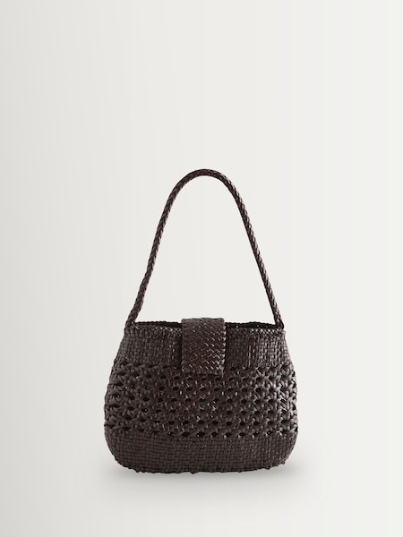 Rixo x Dragon Diffusion Brown Amoria Bag (W95035) | £285