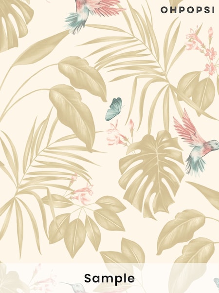 Ohpopsi Natural Hummingbird A4 Wallpaper Sample (W95339) | £1