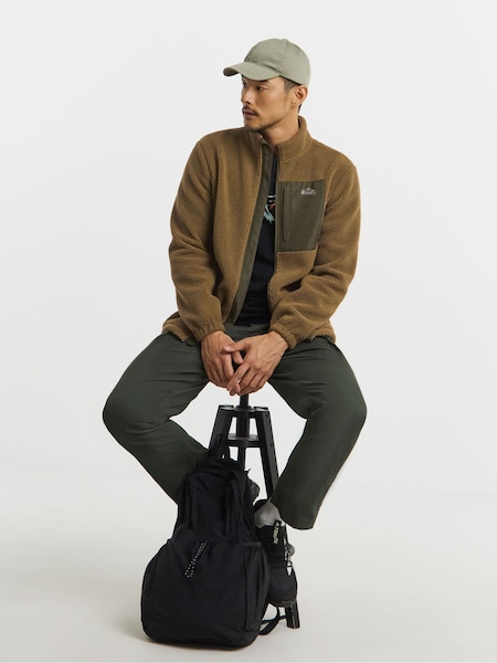 Snowdonia Khaki Full Zip Fleece (W95396) | £38