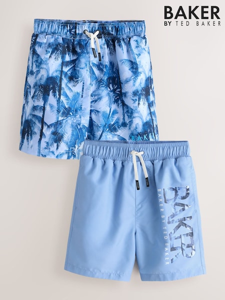 Baker by Ted Baker Swim Shorts 2 Pack (W95449) | £32 - £39