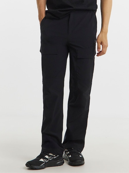 Snowdonia Black Cargo Trousers (W95475) | £45