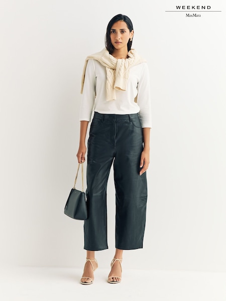 Weekend MaxMara Black Pagano Baloon Trousers (W95628) | £600