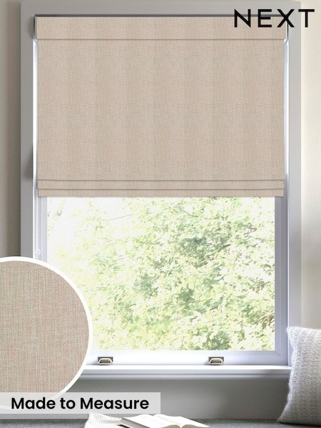 Natural Knit Made to Measure Roman Blind (W95705) | £89