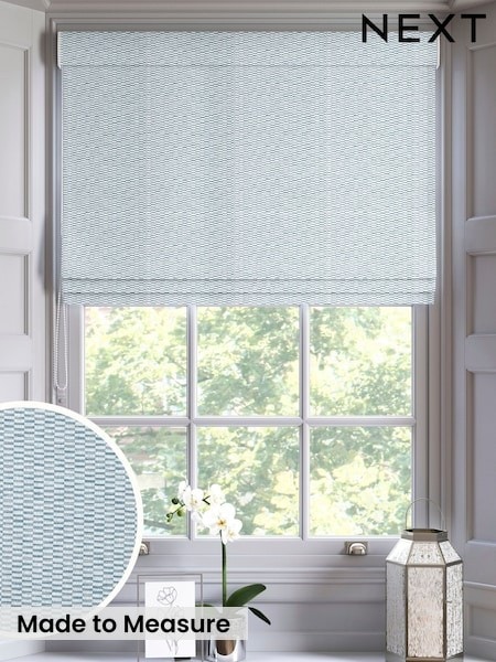 Blue Abaci Made to Measure Roman Blind (W95715) | £89