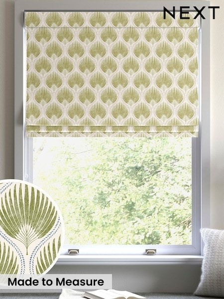Green Poale Made to Measure Roman Blind (W95721) | £70