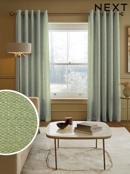Green Abaci Made to Measure Curtains (W95730) | £119