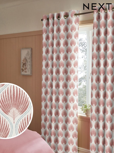 Red Poale Made to Measure Curtains (W95734) | £82