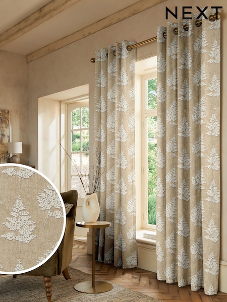 Natural Midori Made to Measure Curtains (W95758) | £128