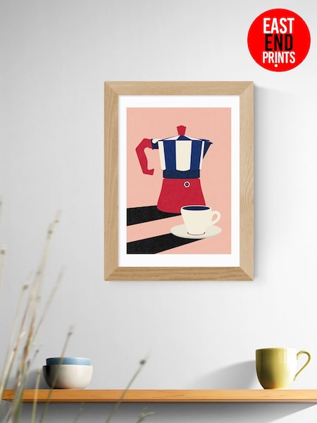 East End Prints Oak Mokka Pot by Rosi Feist Wall Art (W95804) | £50 - £130