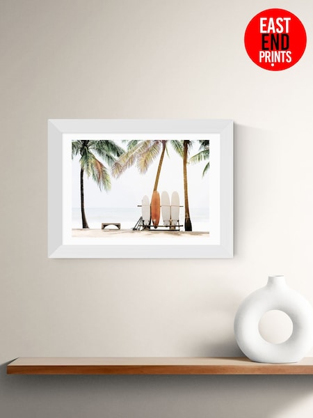 East End Prints White Surfboards Photo Print By Sisi and Seb (W95808) | £50 - £130