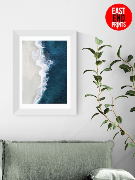 East End Prints White Ocean Aerial by Oh Fine Wall Art (W95829) | £50 - £130