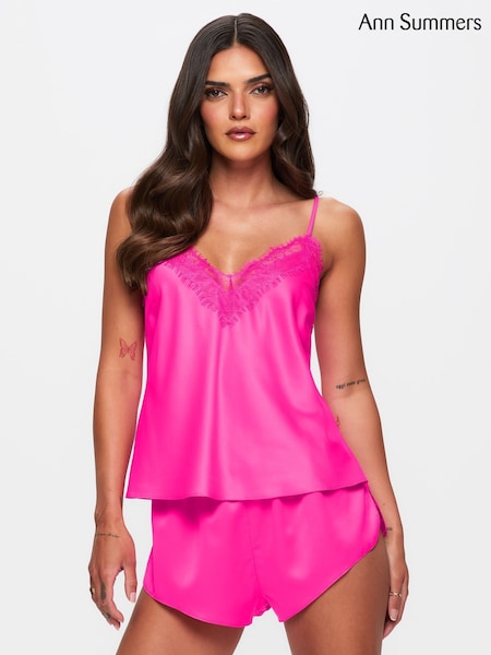 Ann Summers Pink Bright Cerise Cami Set (W95843) | £22