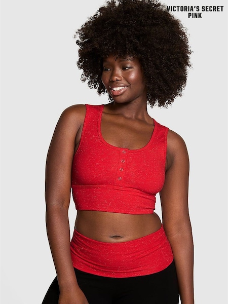 Victoria's Secret Pink Red Pepper Open Back Sports Bra (W96081) | £26