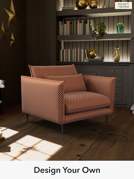 Cut Checkerboard/Rust Orange The Lola By Rockett St George (W96255) | £925