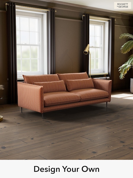 Cut Checkerboard/Rust Orange The Lola By Rockett St George (W96255) | £1,299