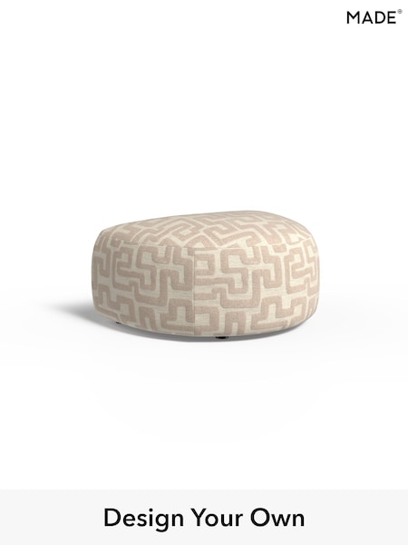 Clyde Abstract/Light Oatmeal Natural Soma By Made (W96265) | £525