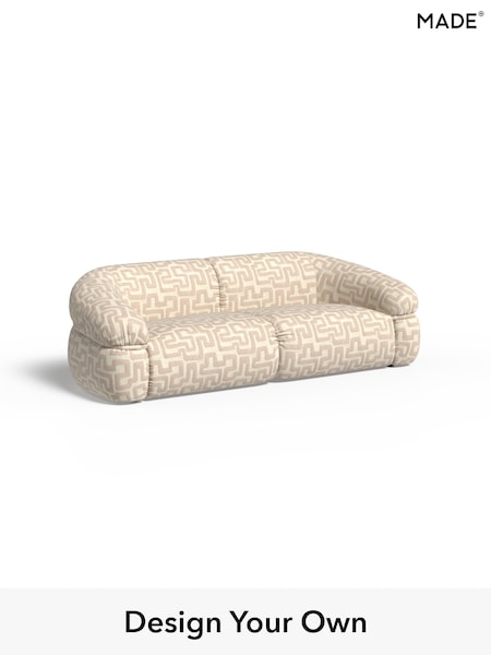 Clyde Abstract/Light Oatmeal Natural Soma By Made (W96265) | £1,575