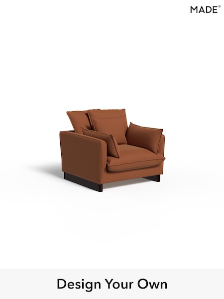 Made Weave/Dark Terracotta Orange Whitby By Made (W96269) | £1,050