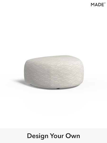 Textured Wave Boucle/Soft White Soma By Made (W96281) | £550