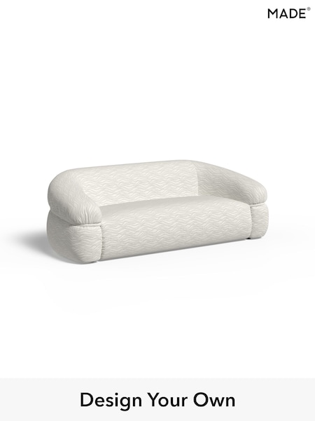 Textured Wave Boucle/Soft White Soma By Made (W96281) | £1,550