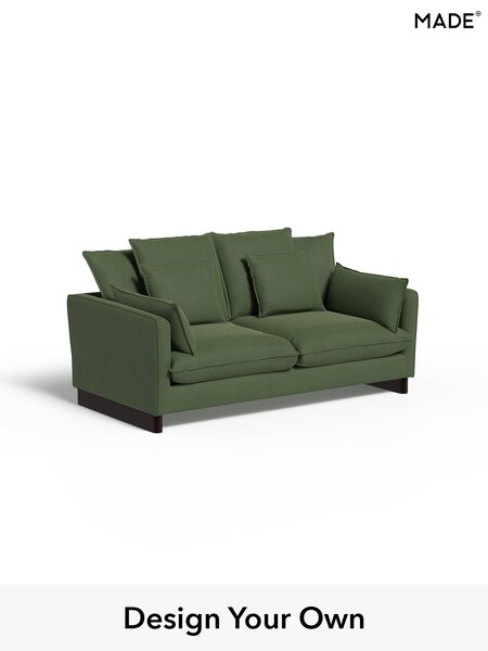 Matt Velvet Easy Clean/Grass Green Whitby By Made (W96283) | £1,399