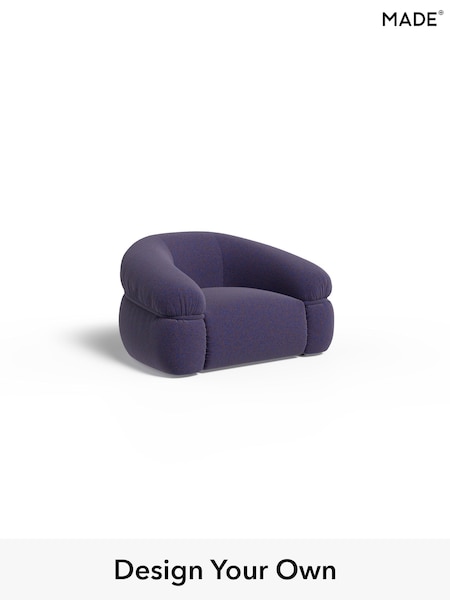 Soft Touch Boucle/Cobalt Blue Soma By Made (W96295) | £999