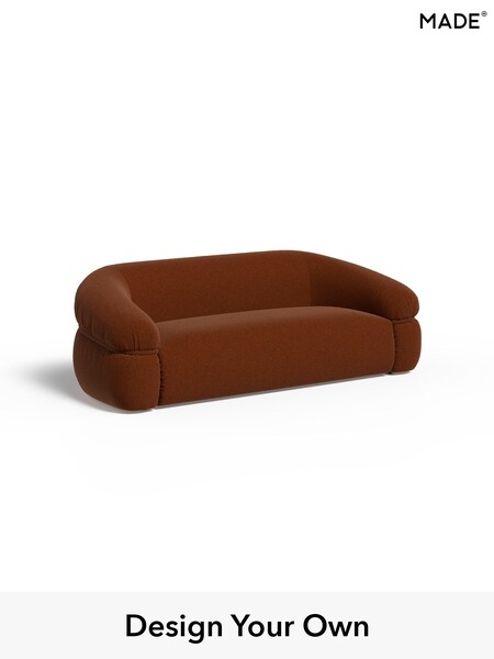 Soft Touch Boucle/Rust Orange Soma By Made (W96303) | £1,399