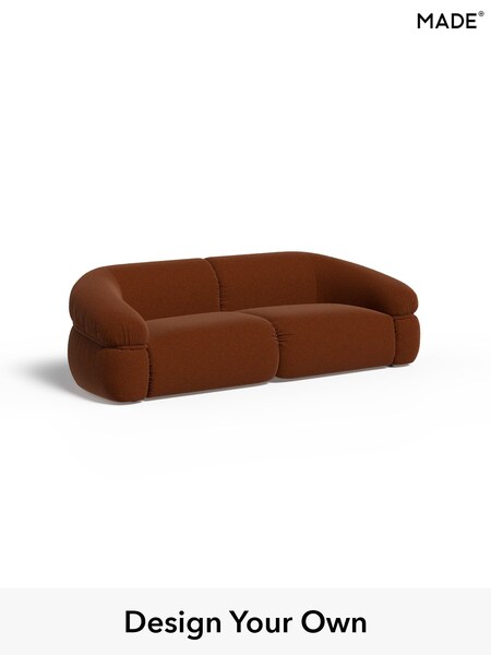Soft Touch Boucle/Rust Orange Soma By Made (W96303) | £1,499