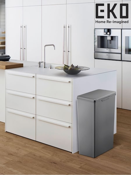 Eko Grey Morandi Touch Bin 40L (W96371) | £53