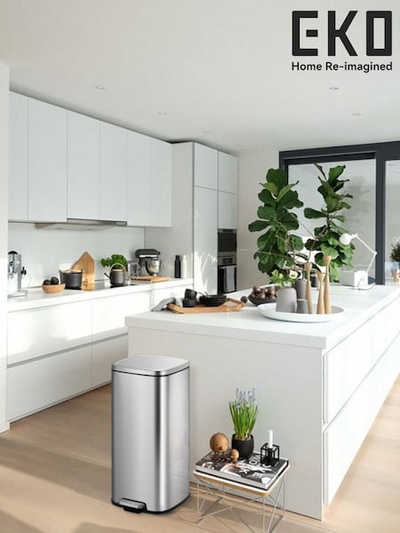 Eko Stainless Steel Stella Bin 30L (W96375) | £90