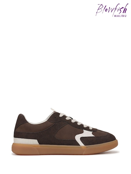 Blowfish Malibu Regular Fit Red Tastic Lace Up Trainers (W96427) | £60
