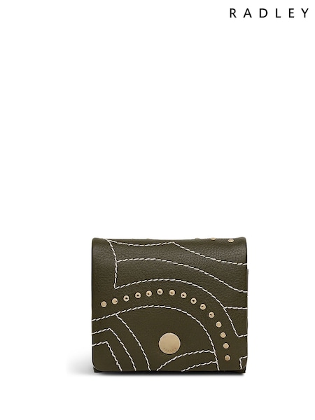 Radley Medium Green Mallow Street Stud Folded Purse (W96477) | £79
