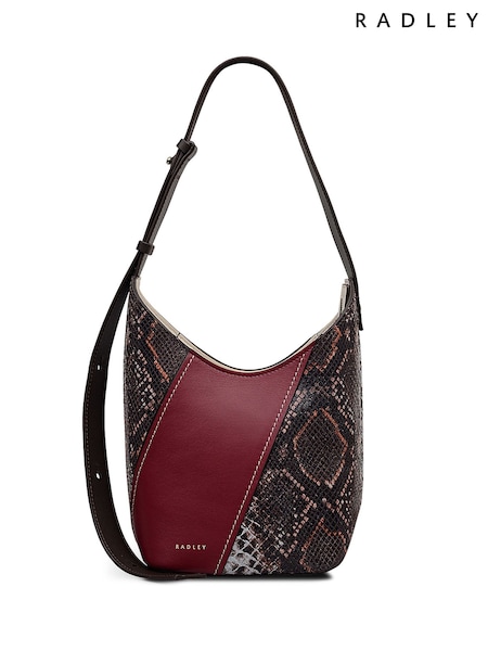 Radley Small Green Beaton Close Patchwork Zip Top Cross-Body Bag (W96481) | £239