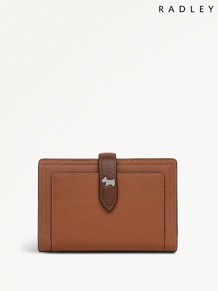 Radley Medium Willis Street Colourblock Bifold Brown Purse (W96516) | £69