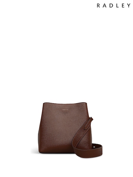 Radley Medium Dukes Place Texure Compartment Cross-Body Brown Bag (W96532) | £239