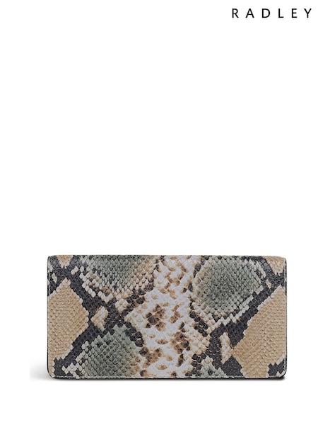 Radley Large Green Coin Street Faux Snake Bifold Purse (W96638) | £99
