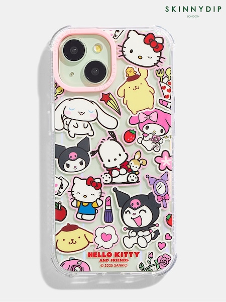 Skinnydip Pink Hello Kitty And Friends Sticker Case (W96884) | £26