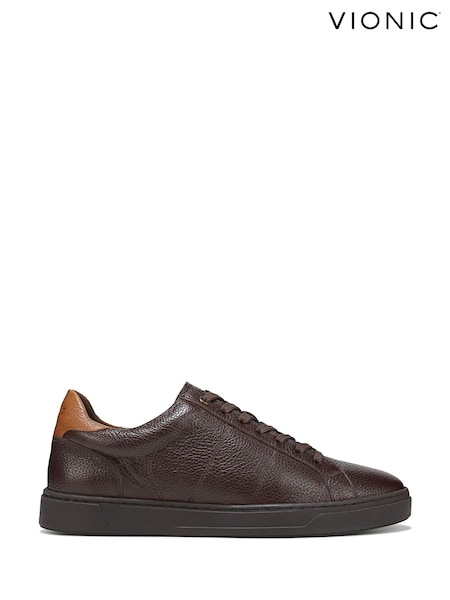 Vionic Regular Fit Arch Support Brown Trainers (W96886) | £140
