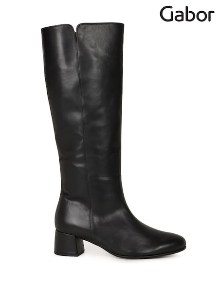 Gabor Ashby M Knee High Black Boots (W96964) | £170
