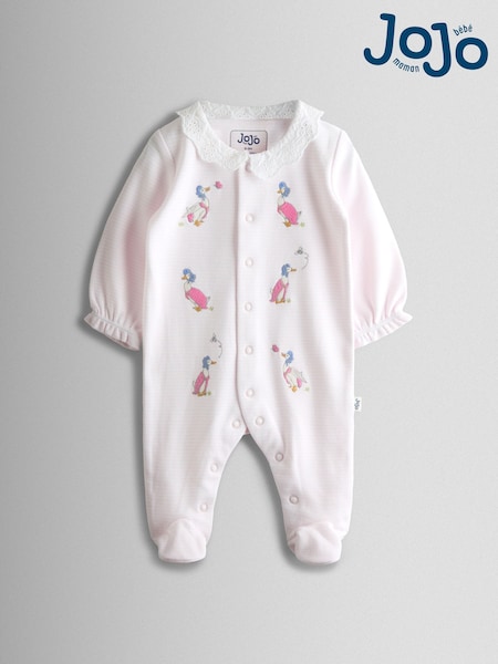 Jojo Maman Bébé Pink Dungarees Set (W97079) | £24