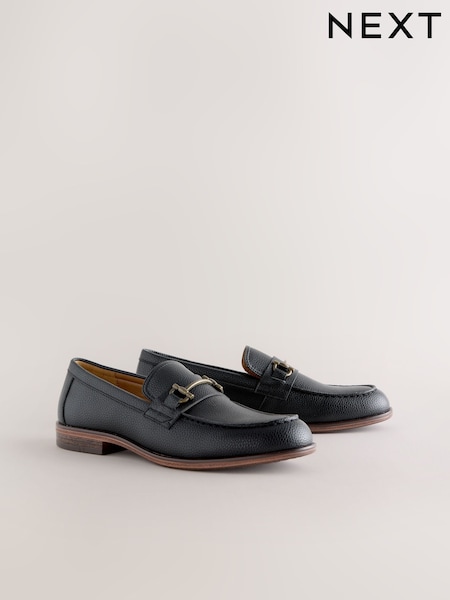 Black Snaffle Loafers (W97097) | £39