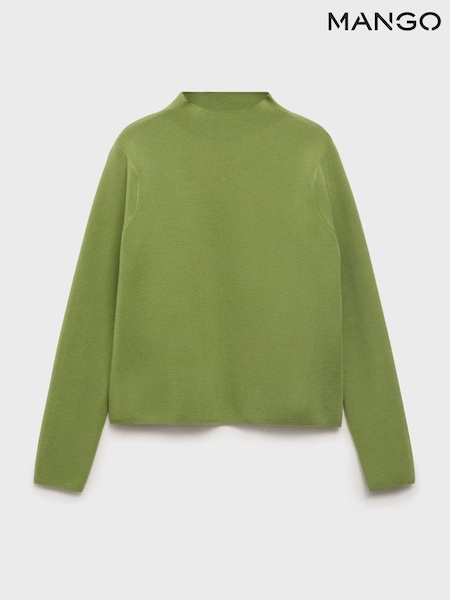 Mango Green Chimney Sweater (W97353) | £36