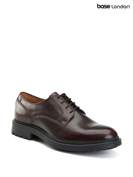 Base London Bordo Red Locke Lace Up Shoe (W97396) | £80