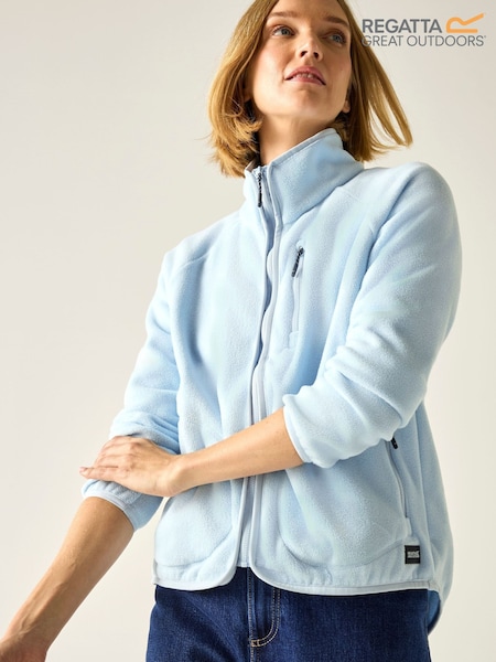 Regatta Blue Womens Frankie Full Zip Fleece (W97476) | £29