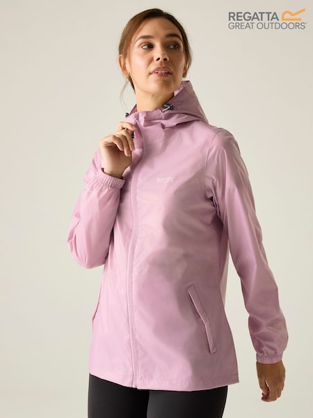 Regatta Purple Womens Waterproof Pack It Jacket (W97527) | £35