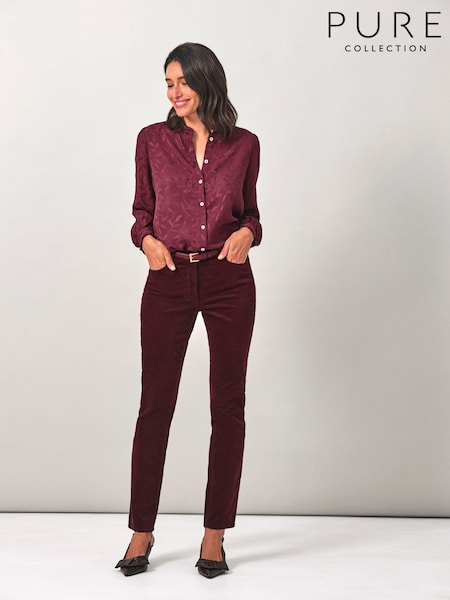 Washed Velvet Jeans (W97877) | £115