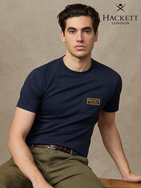 Hackett Heritage Velospeed Badge Logo T-Shirt (W97980) | £70